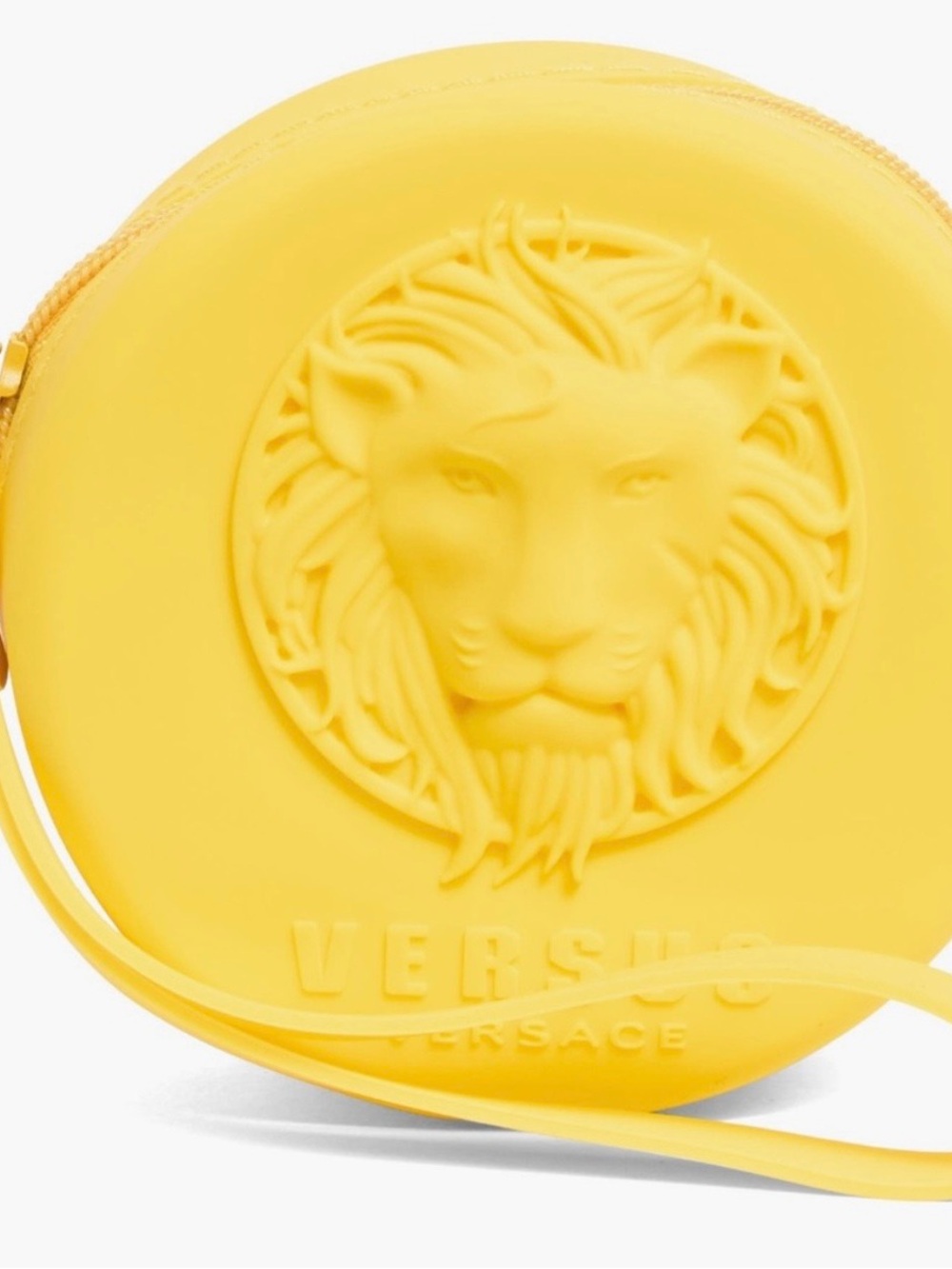 Versus Versace Bright Yellow Lion Coin Pouch with Matching Silicone Watch - Picture 5 of 7